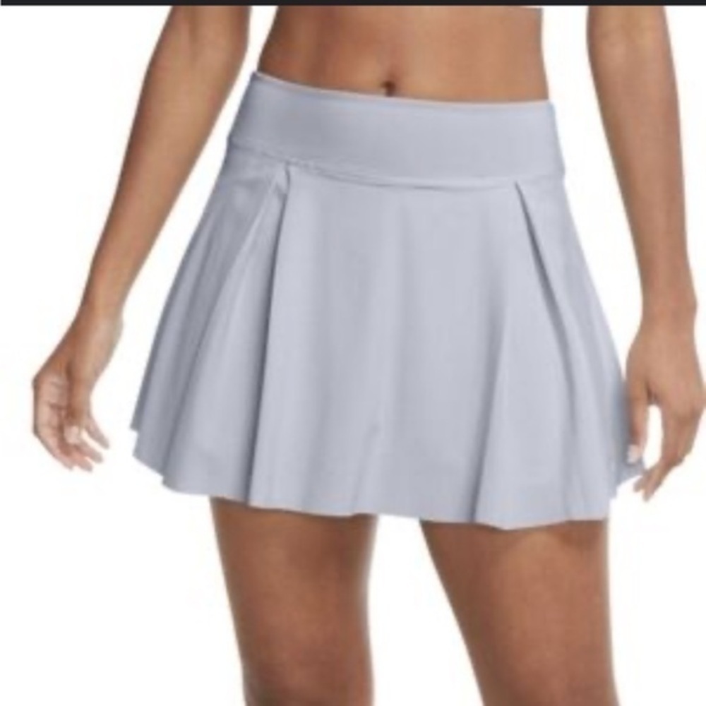 Nike Blue Mini Skater Skirt Pleated Casual